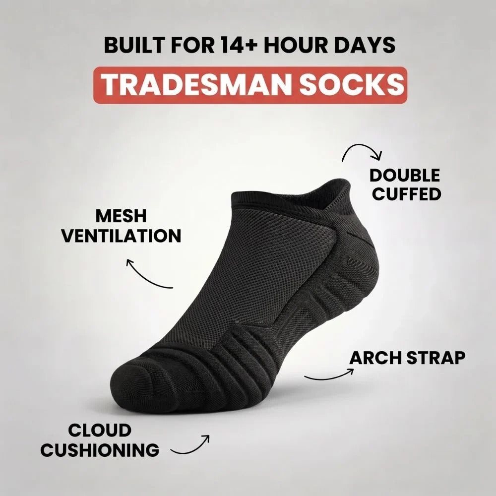 Tradesman NO-SHOW Socks
