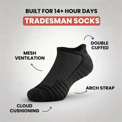 Tradesman NO-SHOW Socks