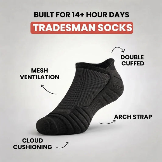 Tradesman NO-SHOW Socks